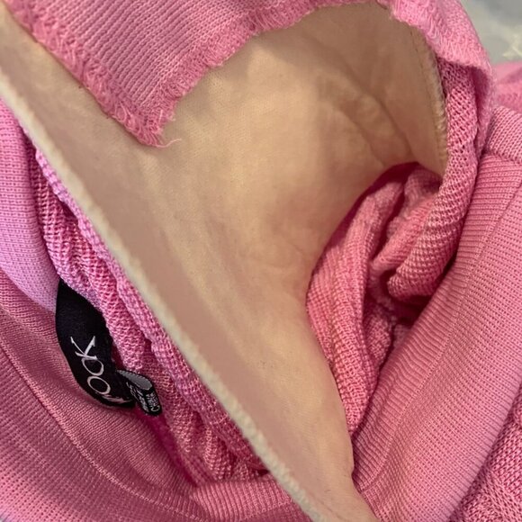 Misook Women's Knit Blazer Size SP Bubblegum Pink Rayon Old Money Feminine - Picture 7 of 12